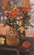 Paul Gauguin Still life with flowers (mk07) china oil painting reproduction